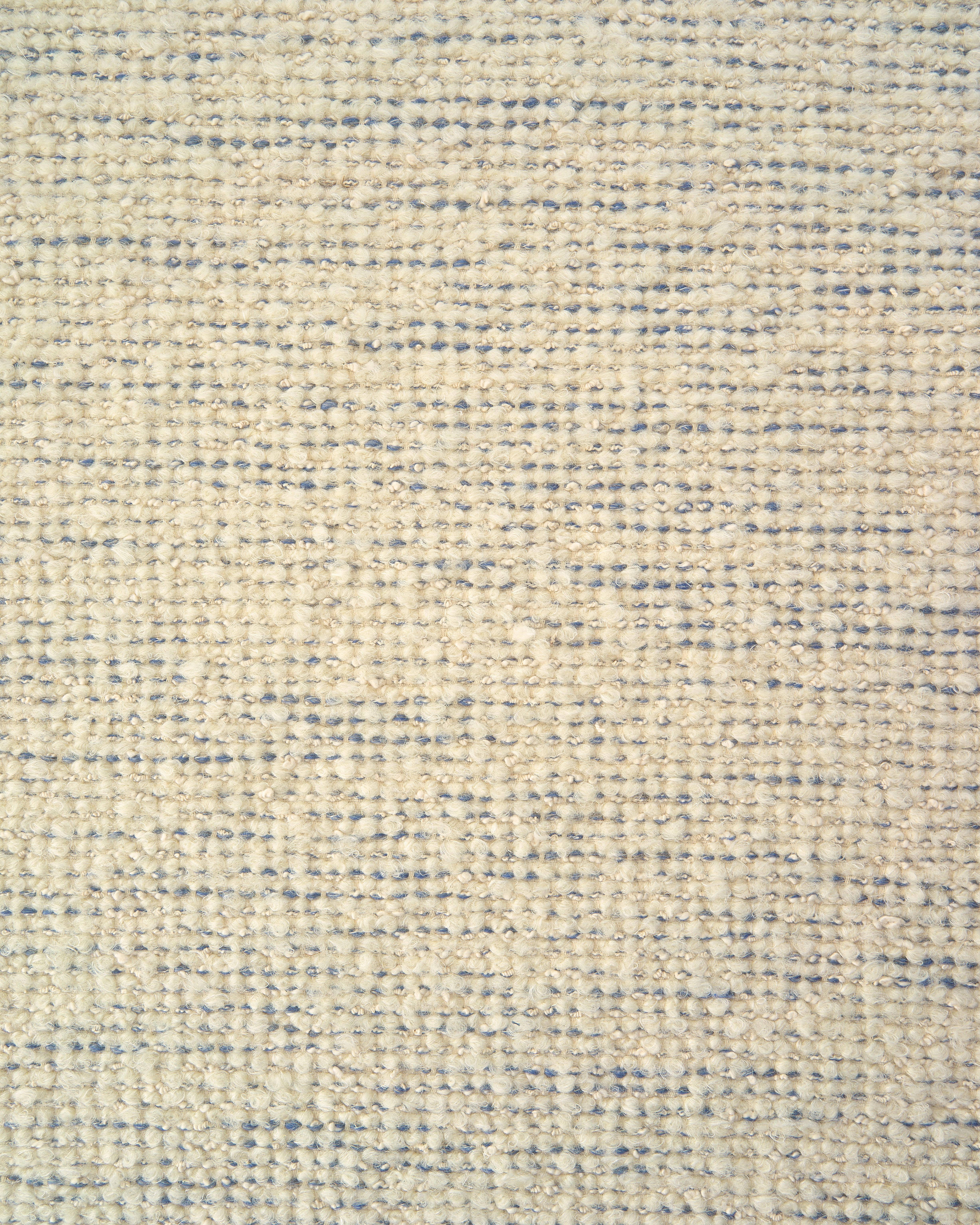 Boucle Cream and Marine