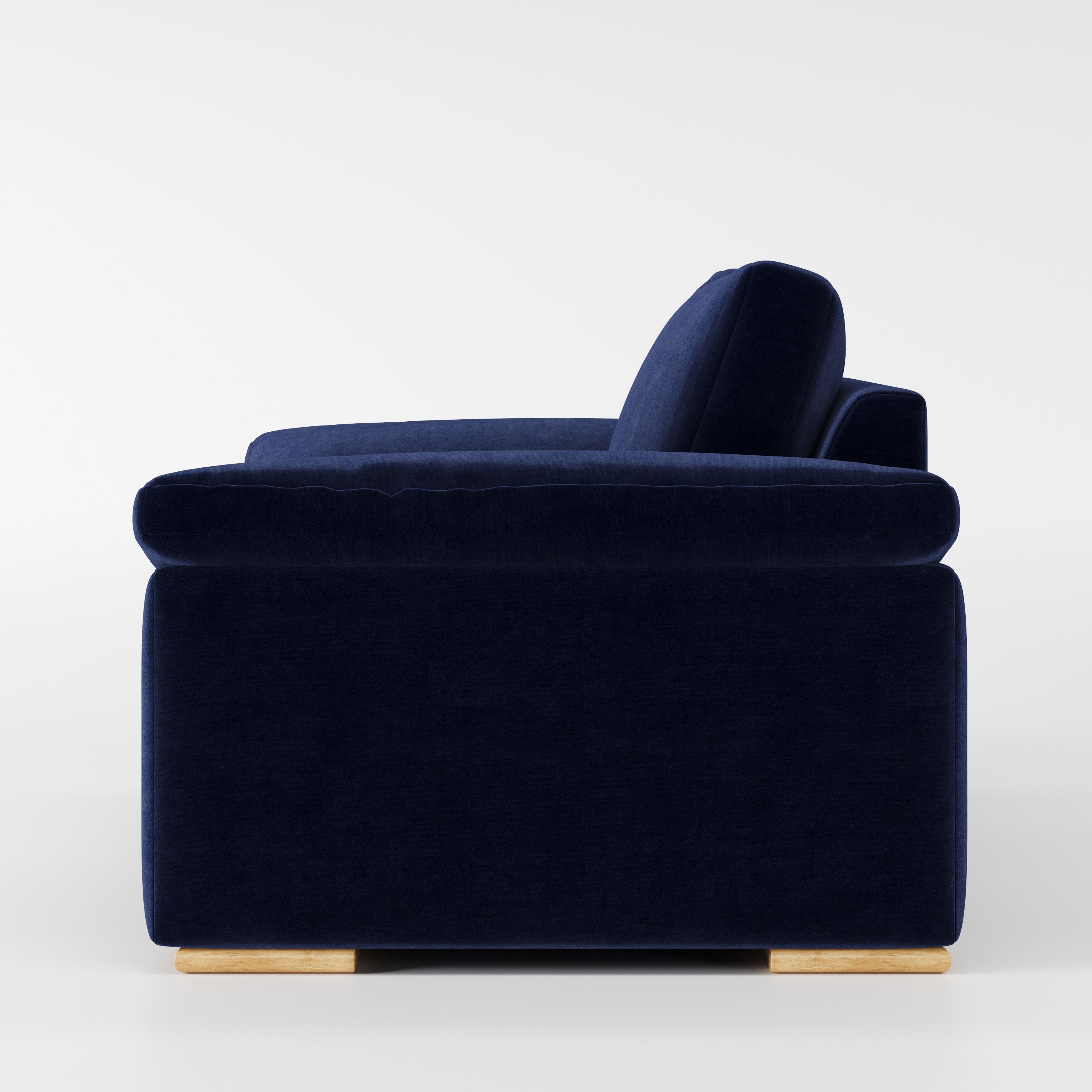 CloseCo Moy armchair, side view
