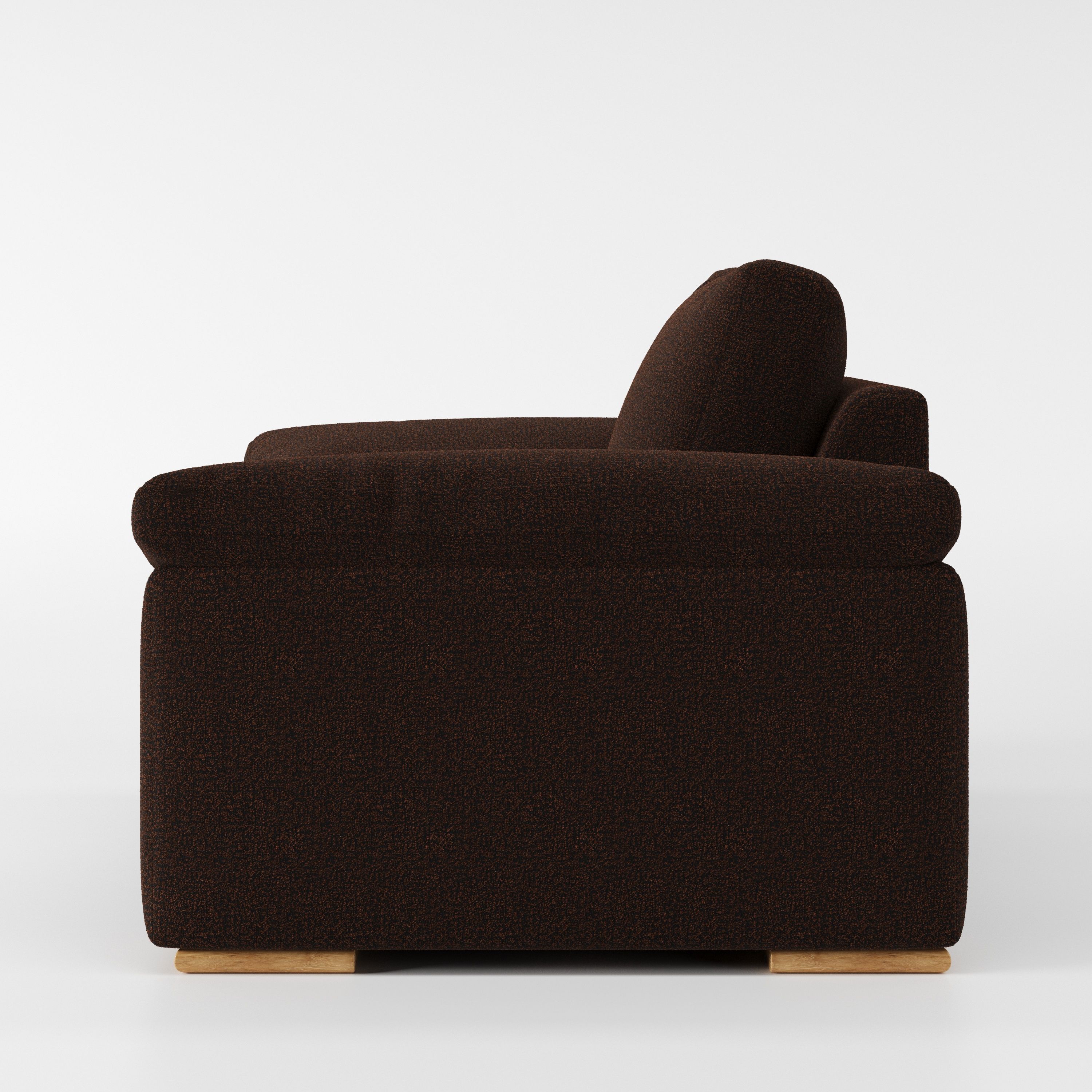 CloseCo Moy armchair, side view