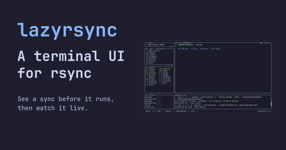 image of Lazyrsync