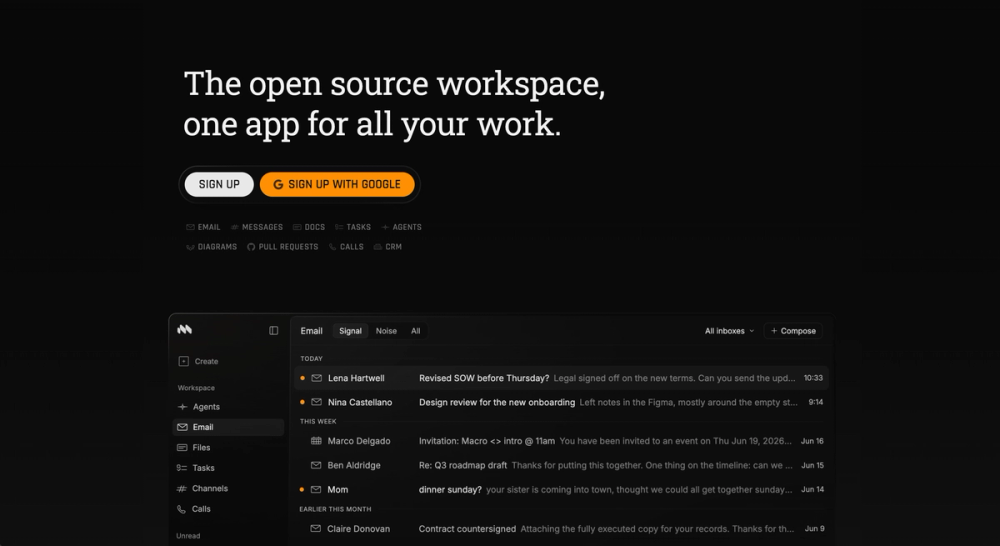 Macro unified workspace interface