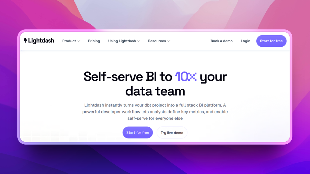 image of Lightdash