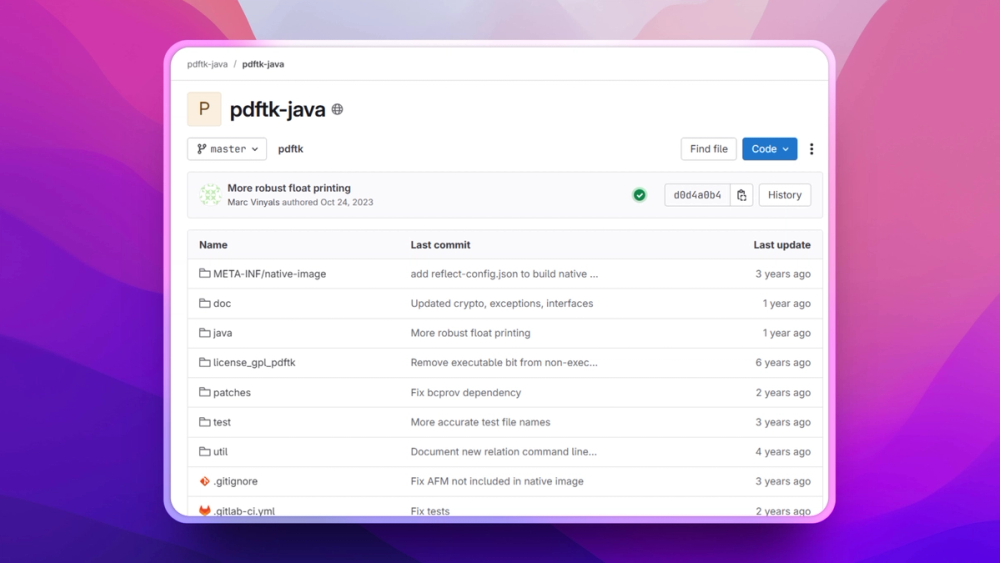 image of pdftk-java