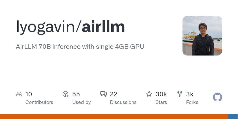 image of AirLLM image of AirLLM
