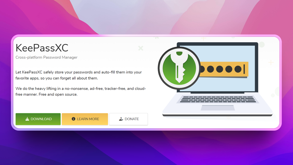 image of KeePassXC