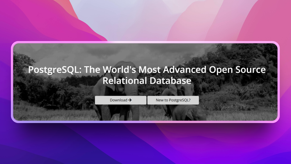 image of PostgreSQL