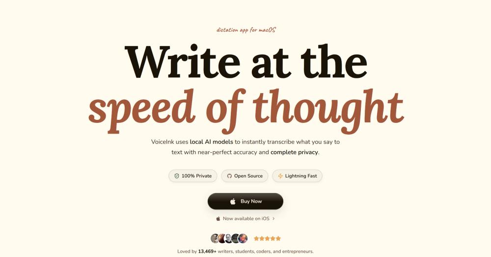image of VoiceInk: The Best Dictation App for macOS