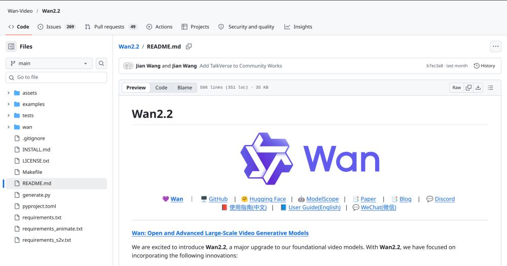 Image for Wan2.2 Image for Wan2.2
