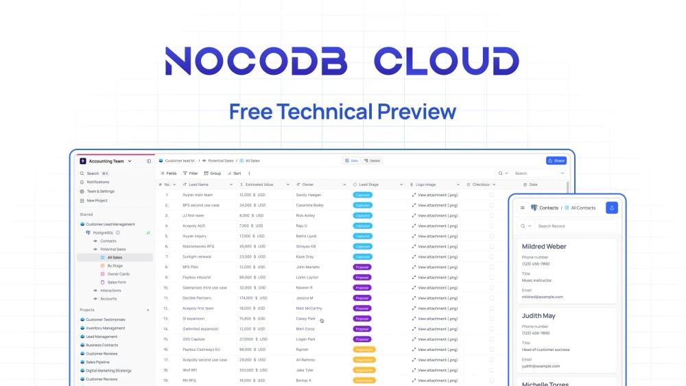 image of NocoDB image of NocoDB