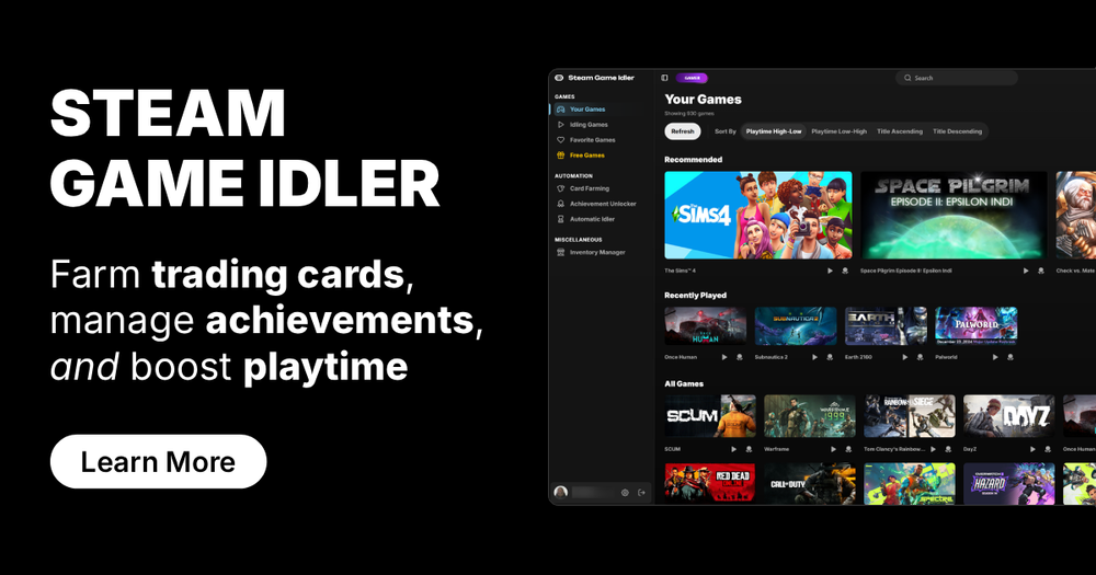 image of Steam Game Idler