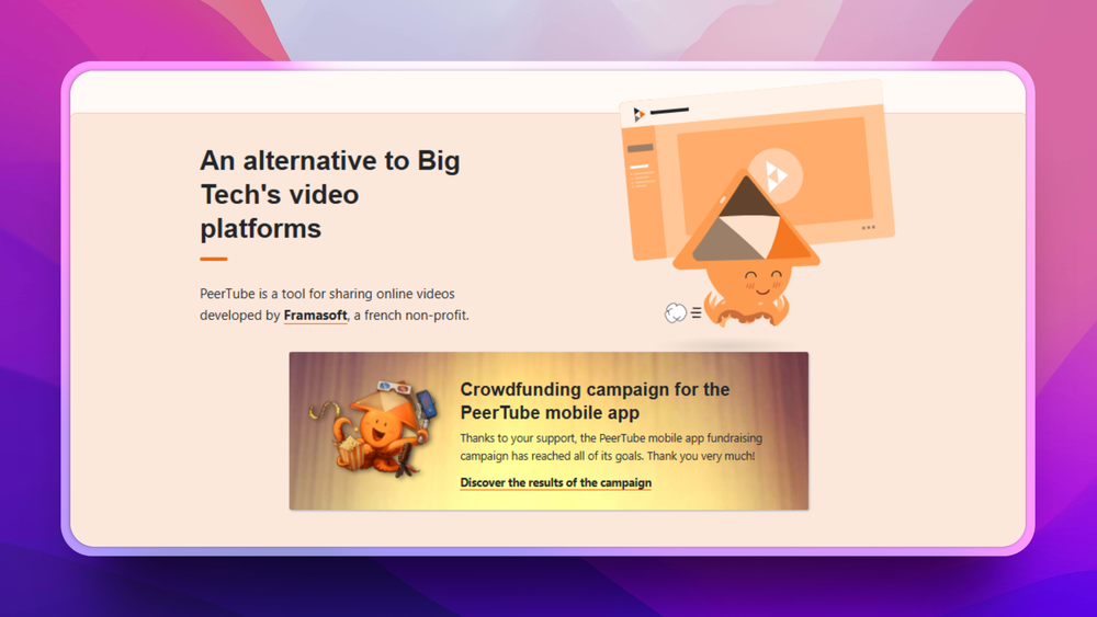 image of PeerTube