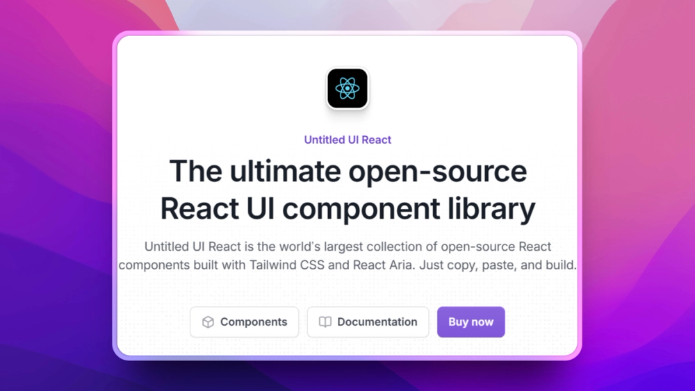 image of Untitled UI React