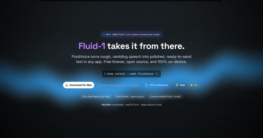 image of FluidVoice