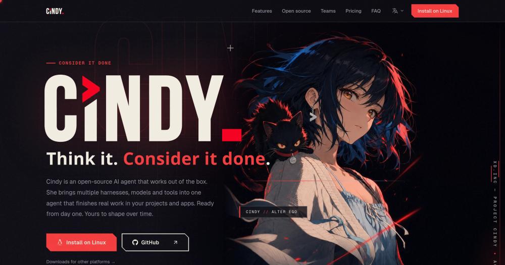 cindy landing page