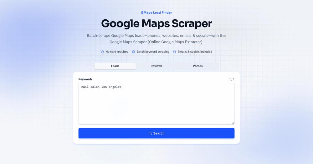 image of Google Maps Scraper image of Google Maps Scraper