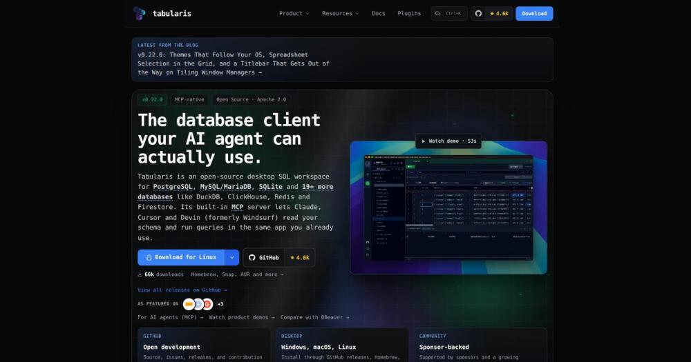 Image for tabularis