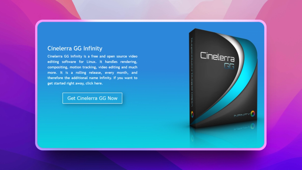 image of Cinelerra GG Infinity