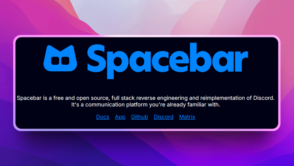 image of SpacebarChat