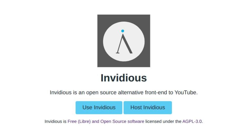 Invidious homepage hero Invidious homepage hero