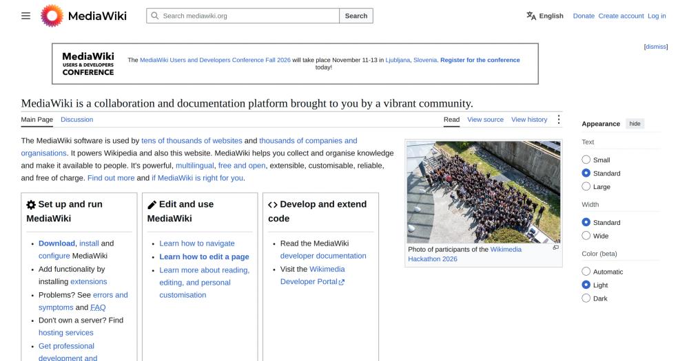 image of Mediawiki