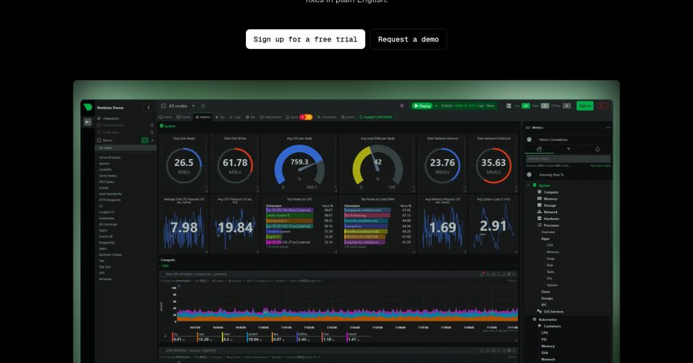 image of Netdata