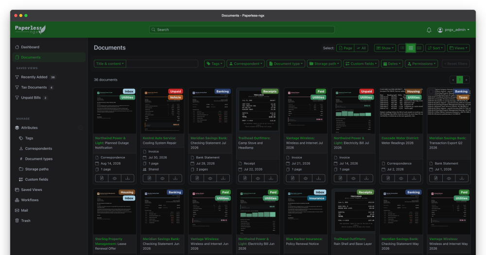 image of Paperless Ngx