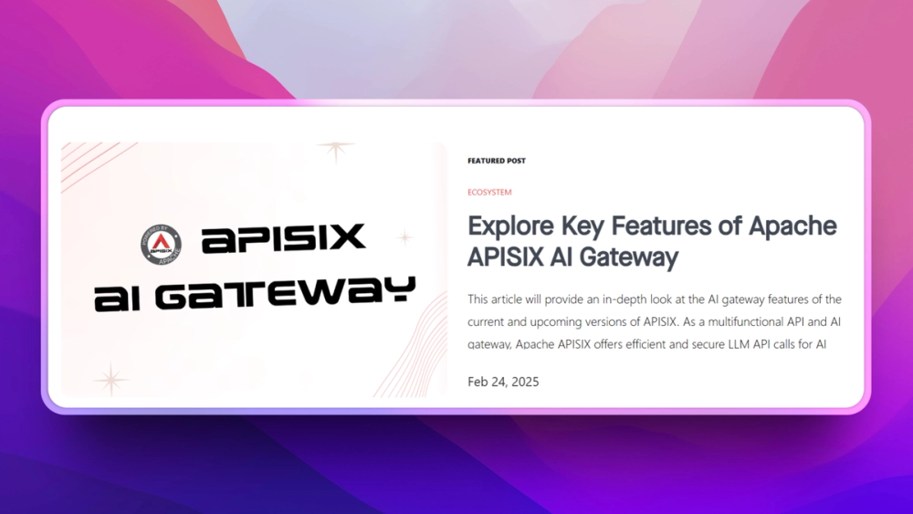 image of Apache APISIX