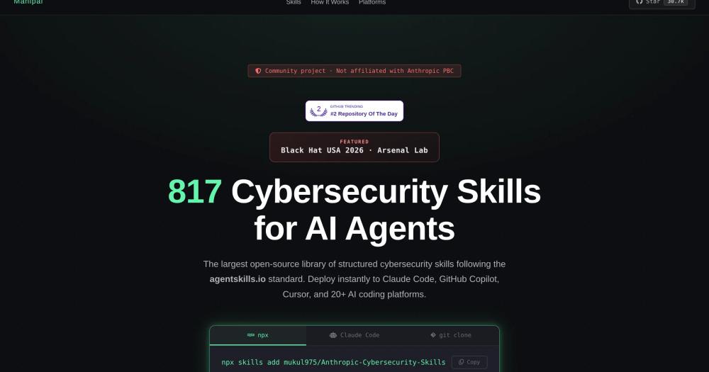 Banner for Anthropic-Cybersecurity-Skills
