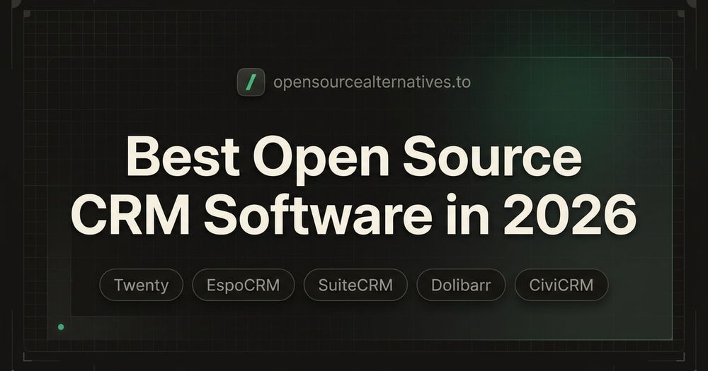 Best Open Source CRM Software in 2026 blog thumbnail image Best Open Source CRM Software in 2026 blog thumbnail image