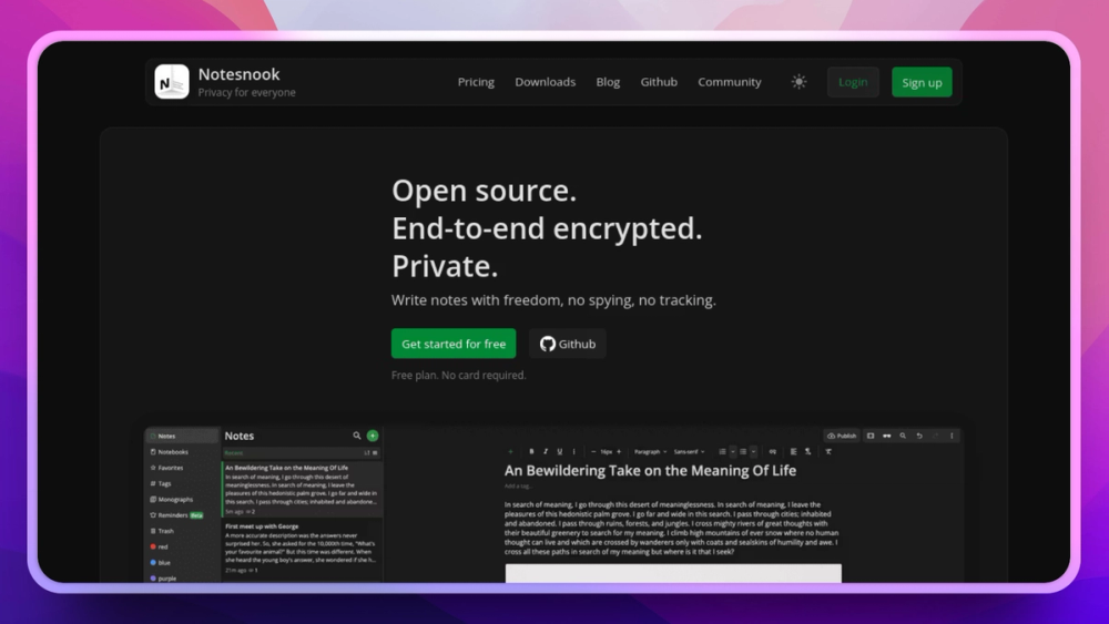 image of Notesnook