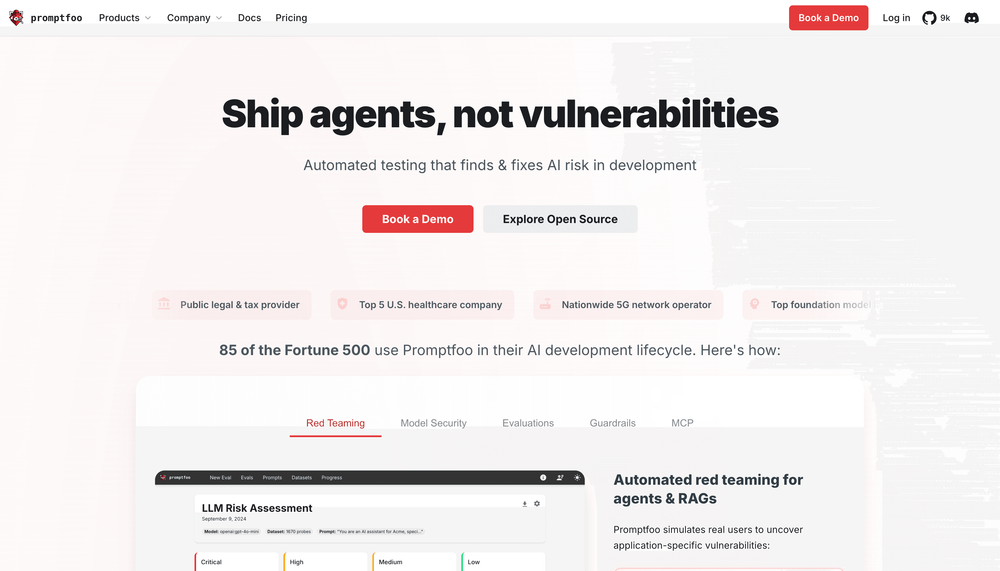image of Promptfoo
