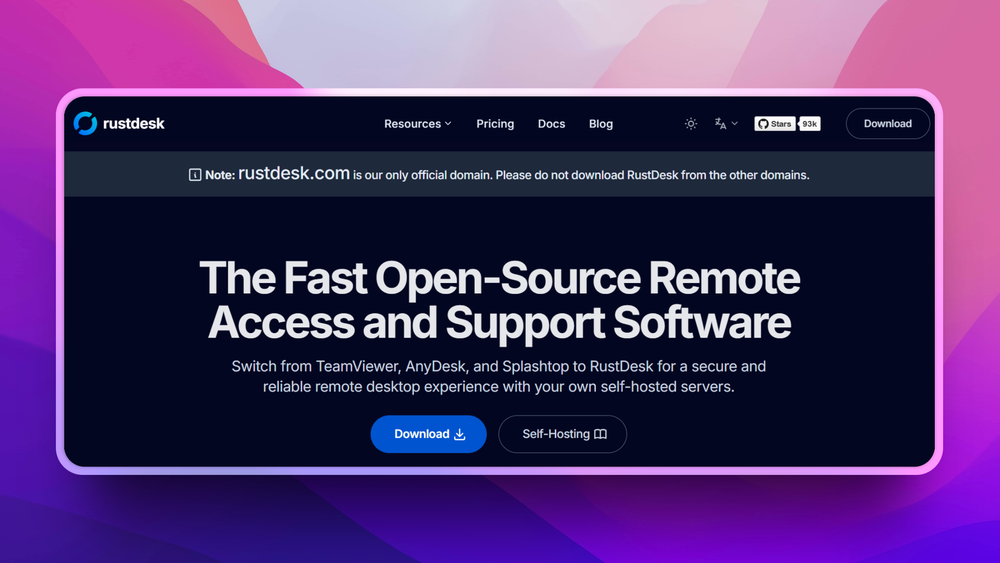 image of RustDesk