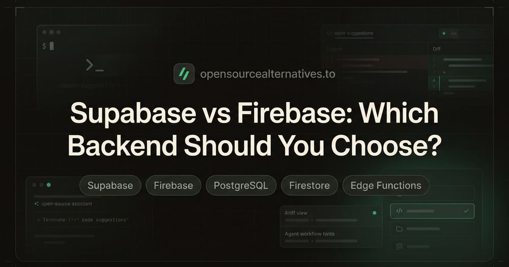 Supabase vs Firebase blog thumbnail