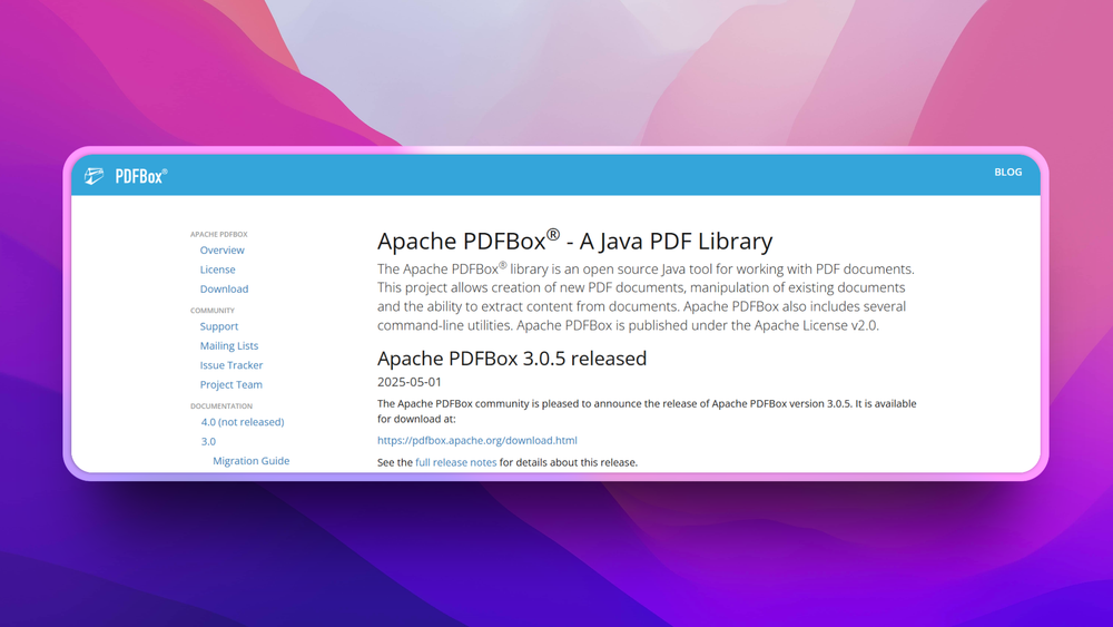 image of Apache PDFBox
