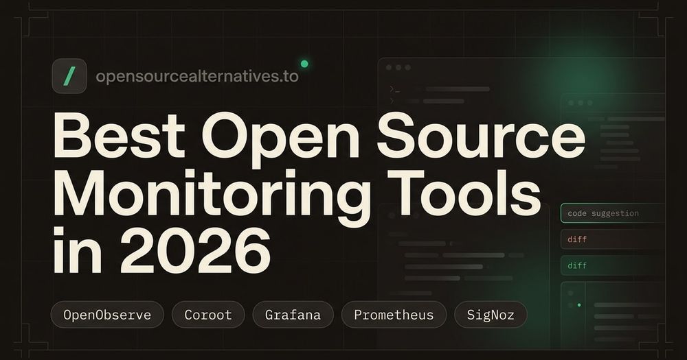Best Open Source Monitoring Tools in 2026 blog thumbnail image