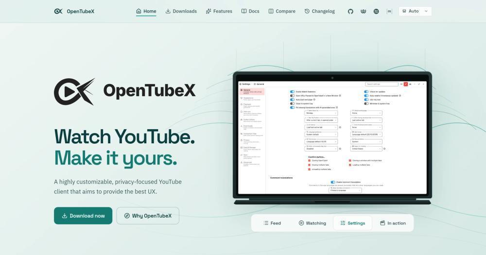 image of OpenTubeX