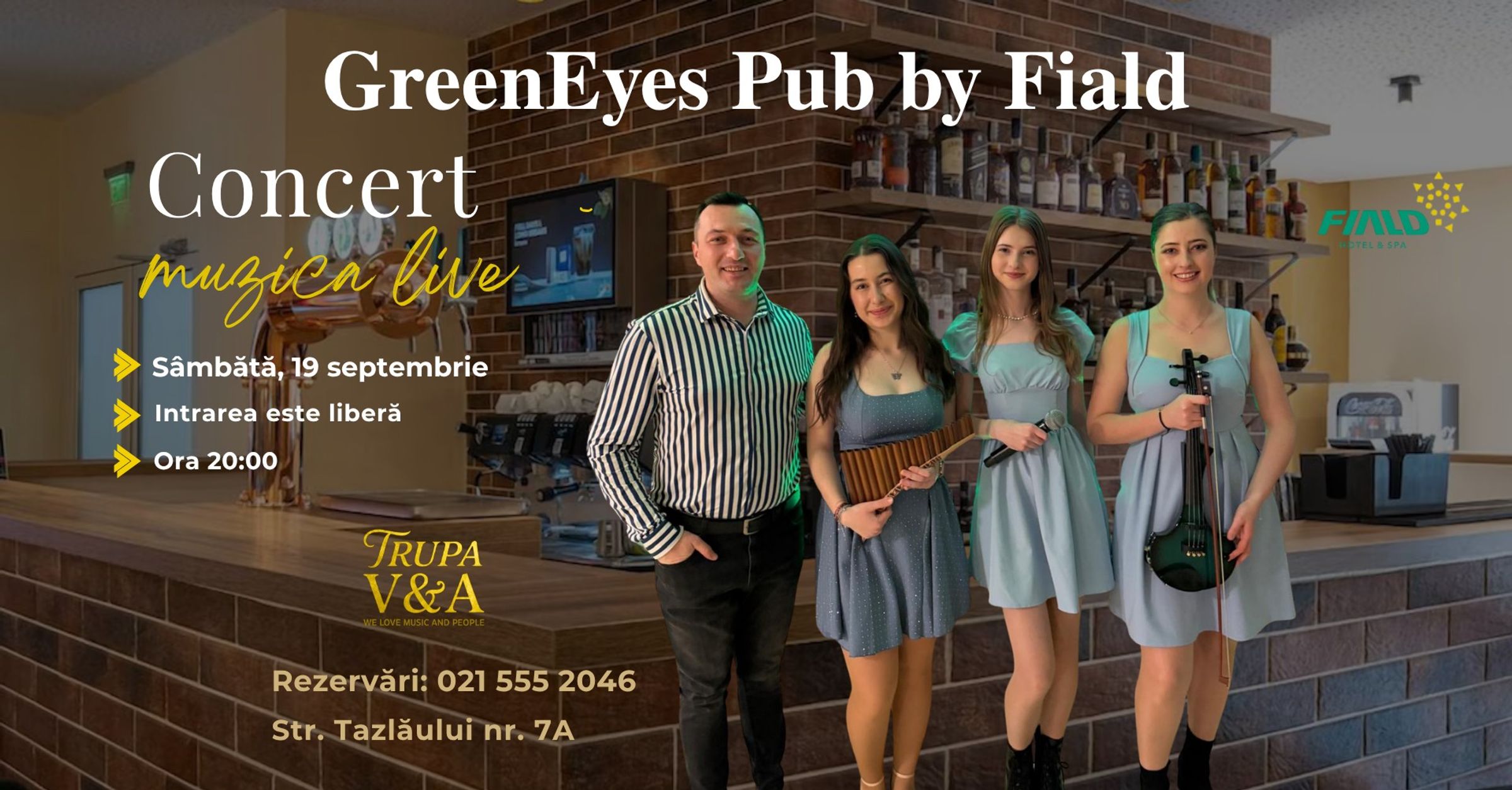Muzica live la GreenEyes Pub