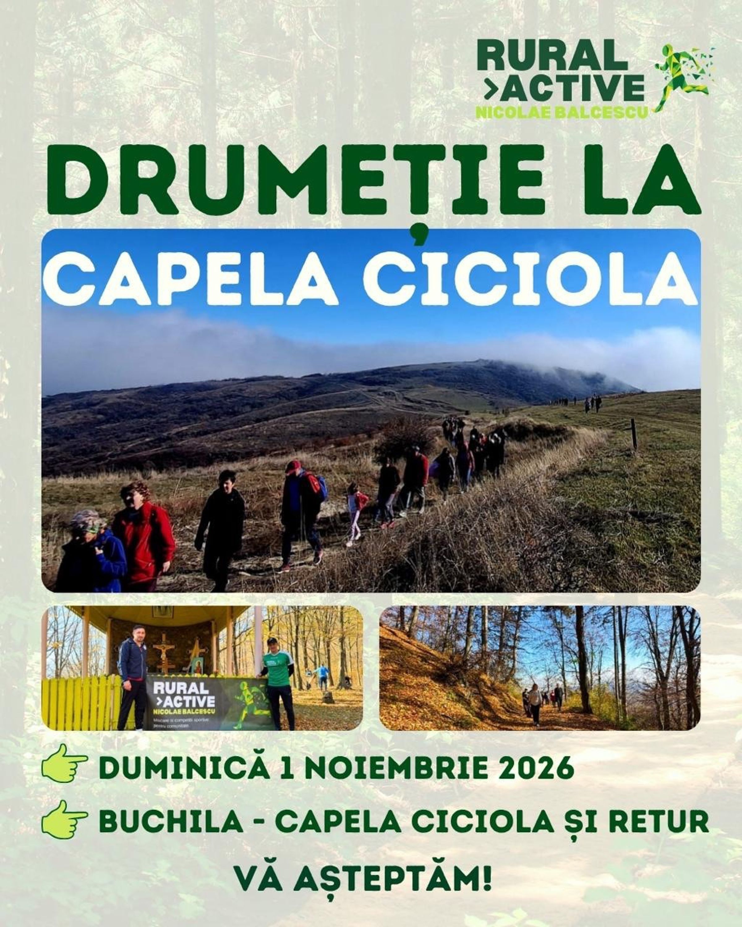 Drumetie la Capela Ciciola