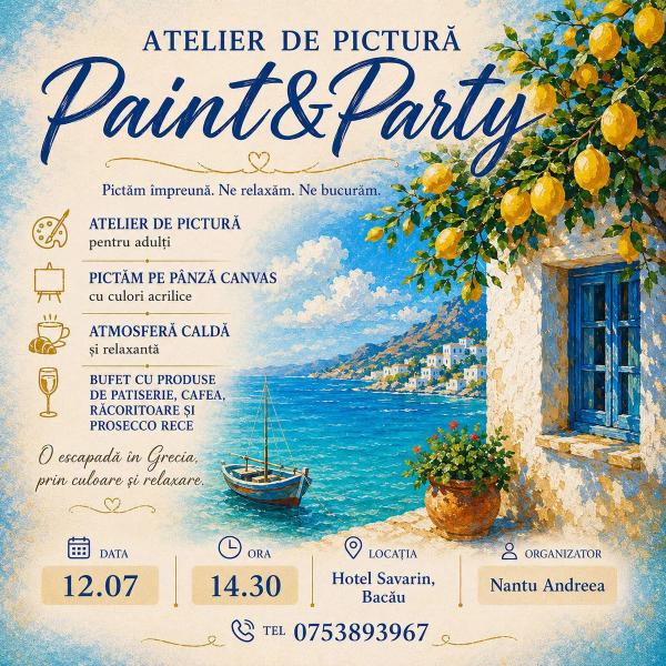 Atelier de pictura PAINT&PARTY