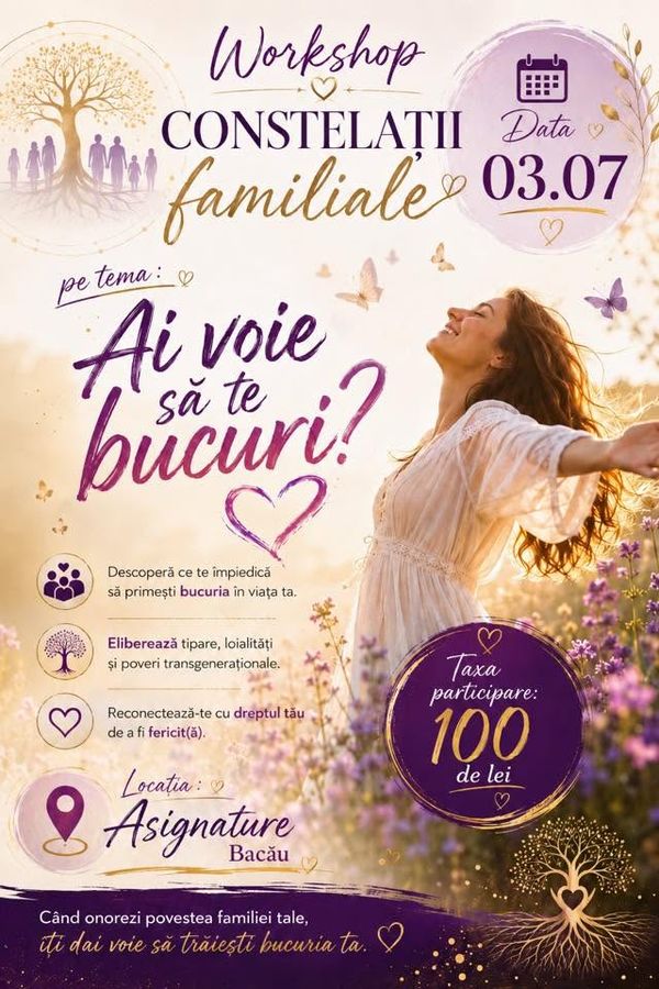 WORKSHOP CONSTELATII FAMILIALE