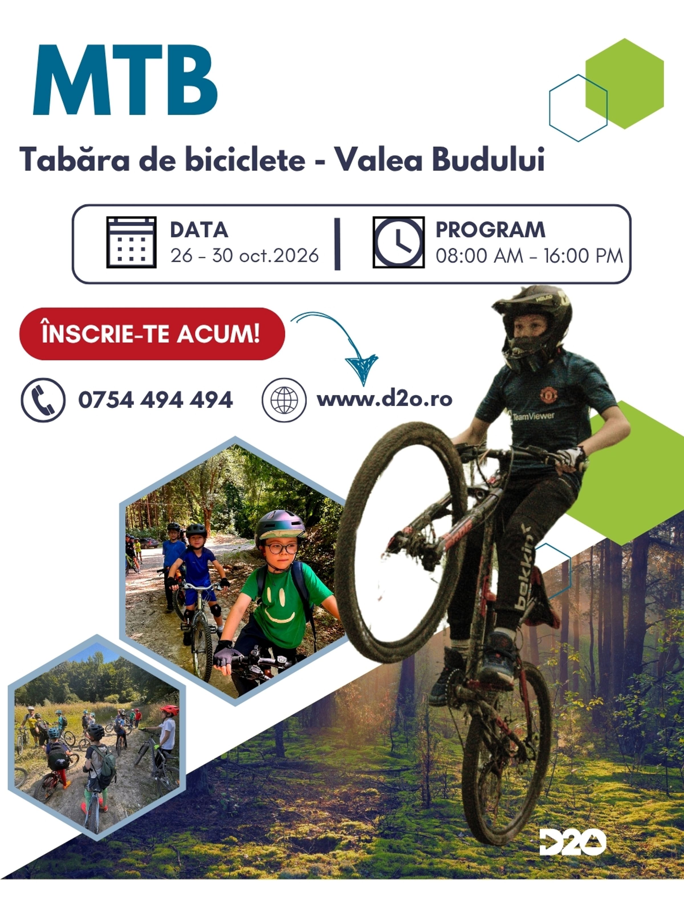 Hai la dat cu bicla in vacanta de toamna