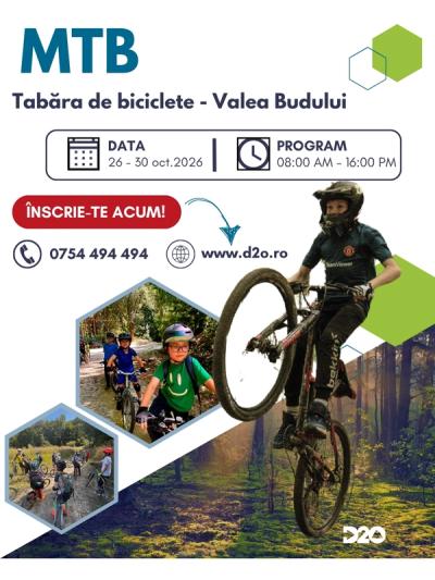 Hai la dat cu bicla in vacanta de toamna