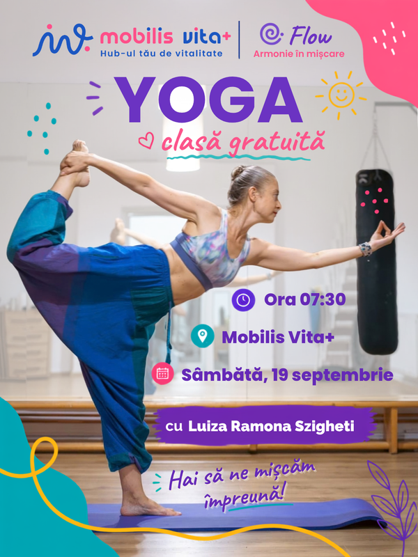 Clasa gratuita de Yoga