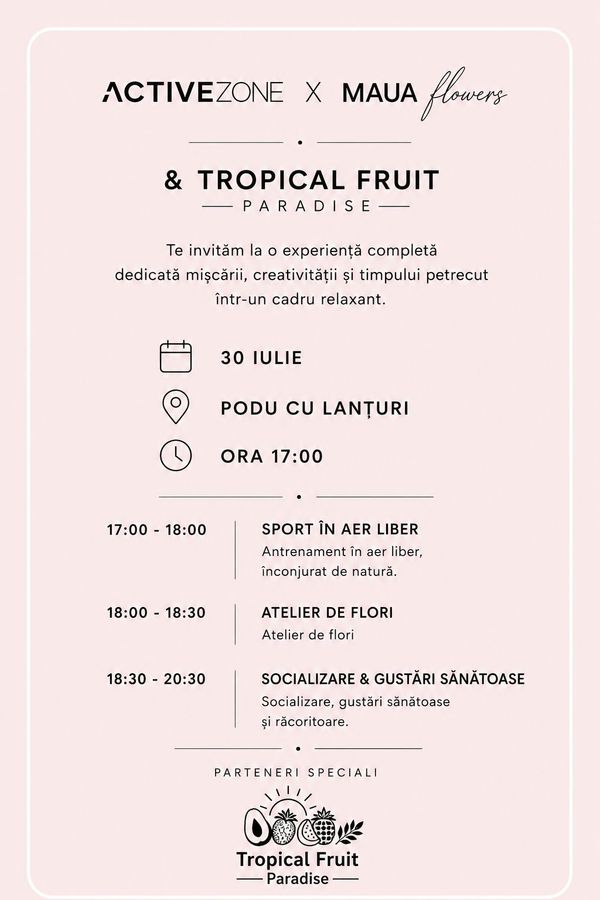 ActiveZone x Maua Flowers & Tropical Fruit Paradise