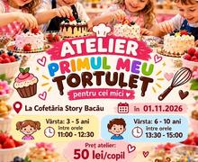 PRIMUL MEU TORTULET! ATELIER PENTRU CEI MICI