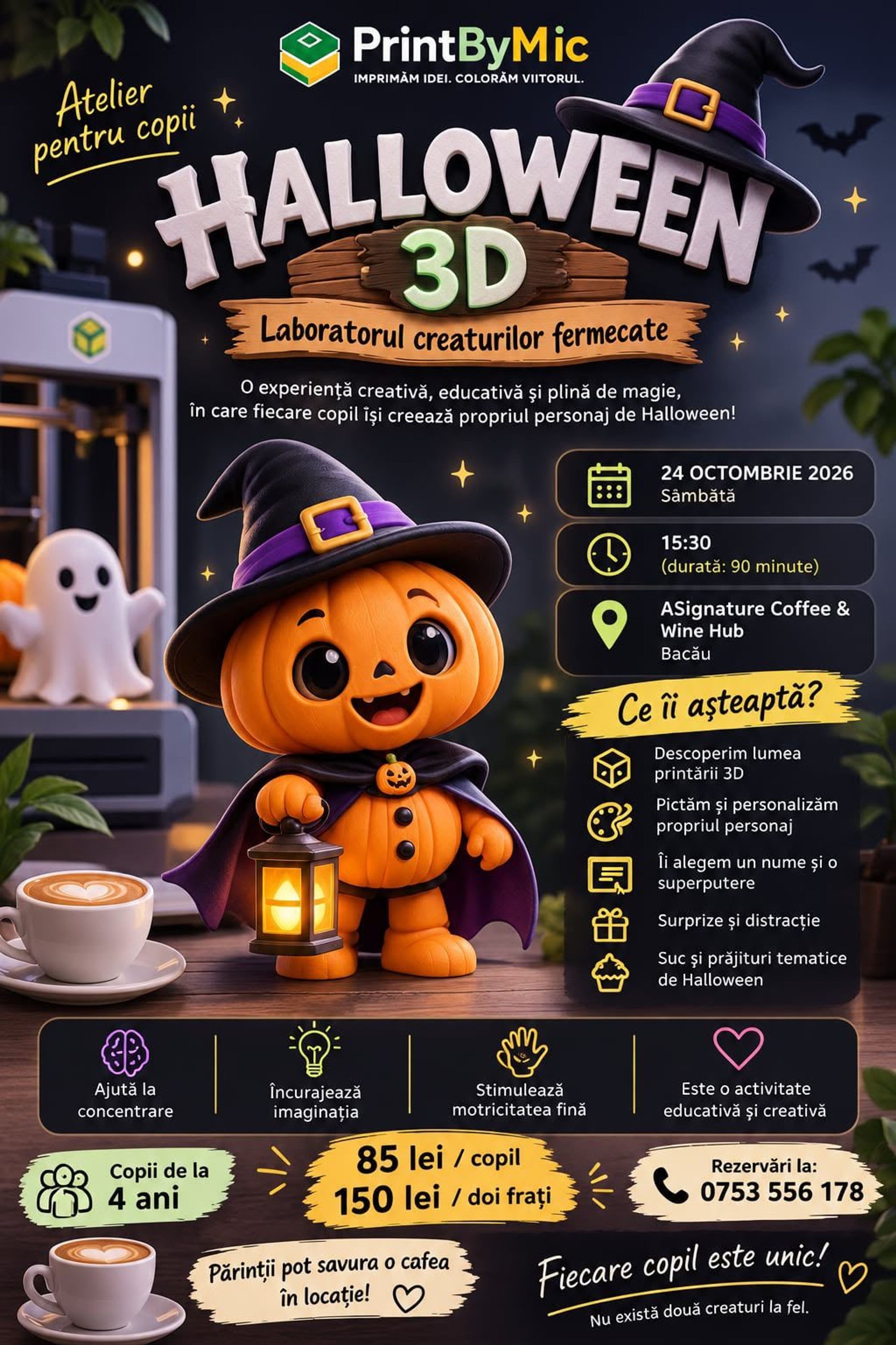 Laboratorul creaturilor fermecate 3D