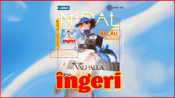 Concert Nidal - Lansare de album: "Ingeri"