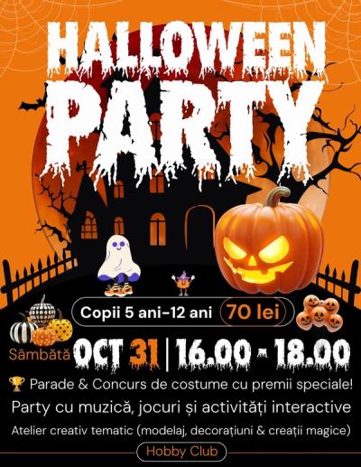 Halloween Party la Hobby Club!