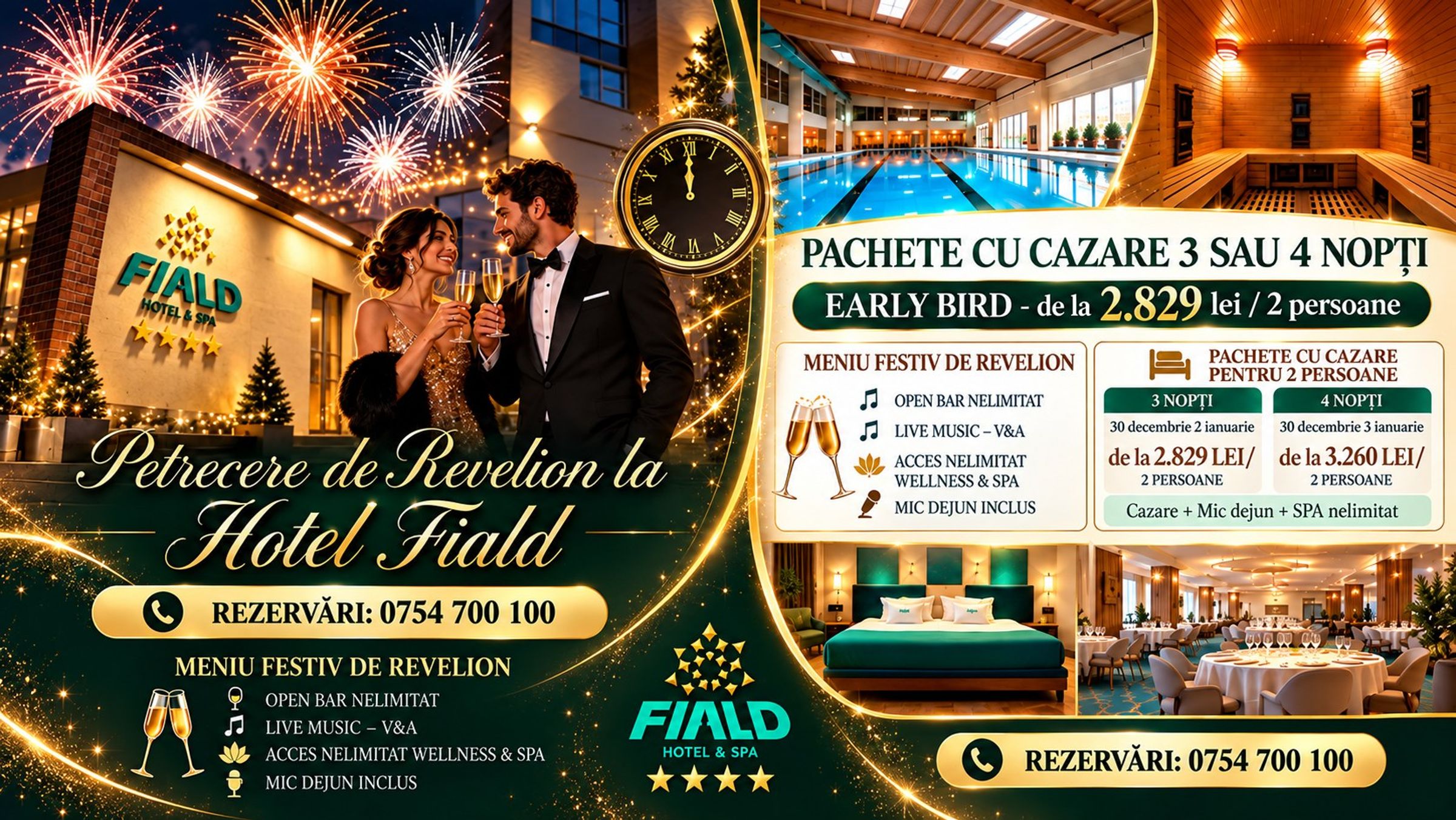 Revelion 2027 la FIALD HOTEL & SPA