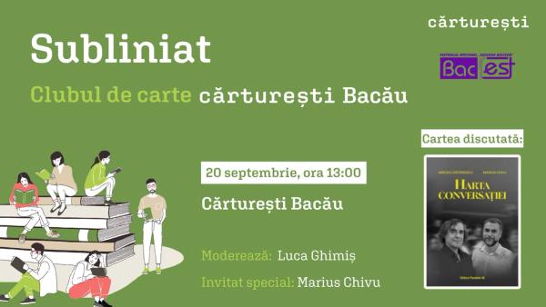 clubul de carte Subliniat x Cartile Bac-Fest | septembrie